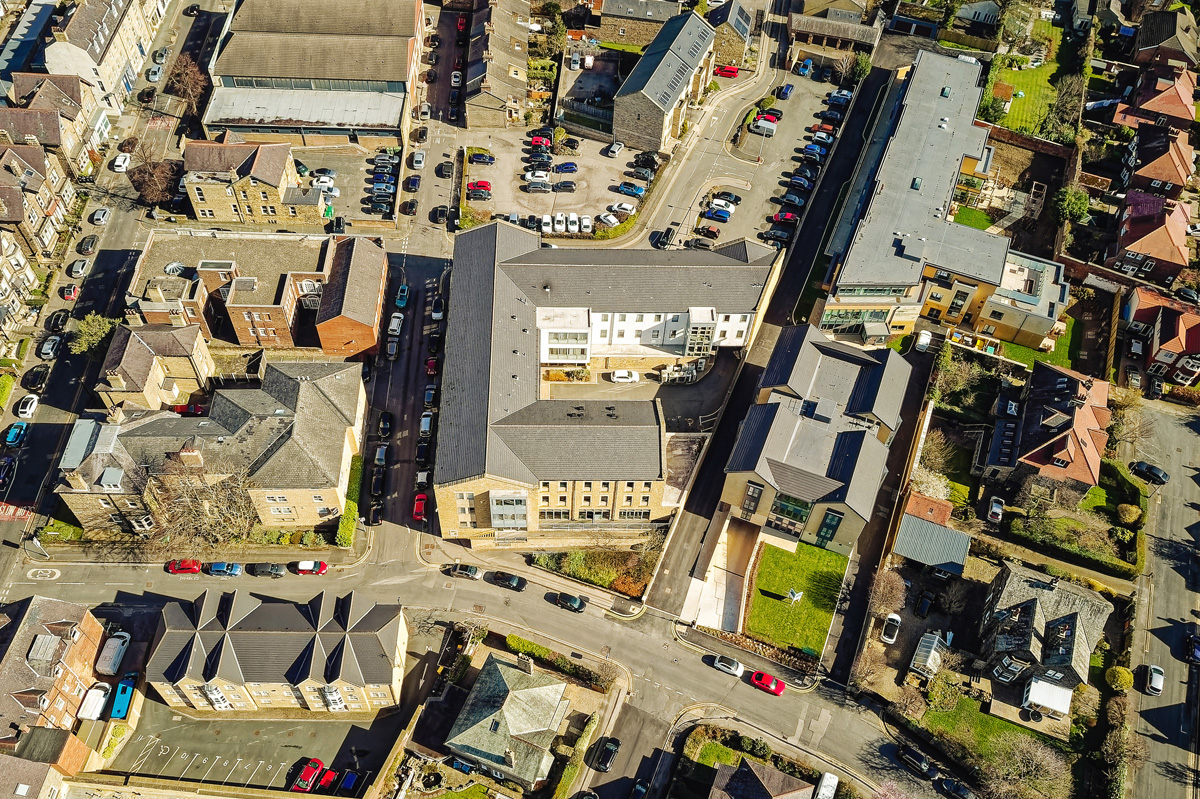  OneWellness aerial photography in Harrogate 