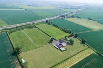  Pear Tree Farm Wakefield aerial photography 